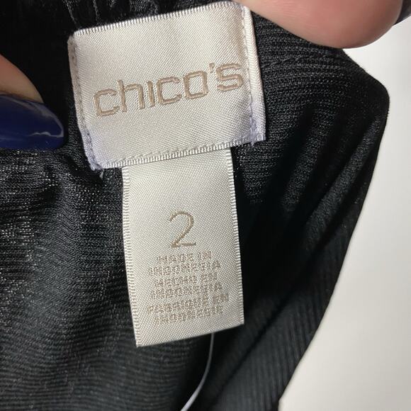 Chico's Janet Animal Print Velvet Burnout High Low Skirt Women's 2 US Large NWT - Picture 4 of 7